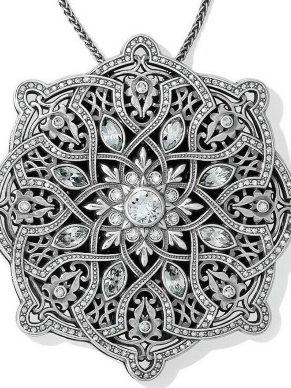 Brighton Mamounia Convertible Necklace Silver NWT